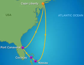 Bahamas gay bears cruise map