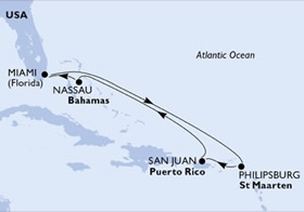 Caribbean gay bears cruise map