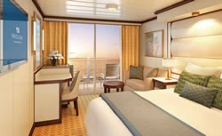 Royal Princess Deluxe Balcony Stateroom