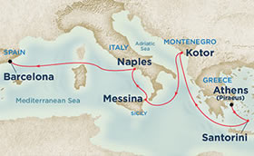 Mediterranean Adventure Bears gay cruise map