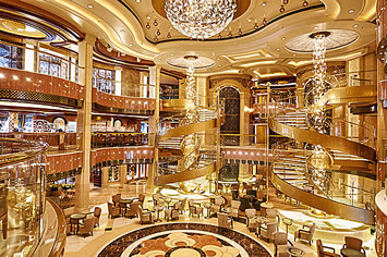 Royal Princess atrium