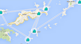 Virgin Islands Gay Nude Cruise map