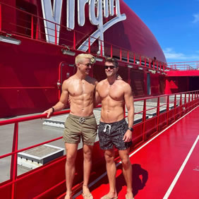 Virgin gay cruise sea day