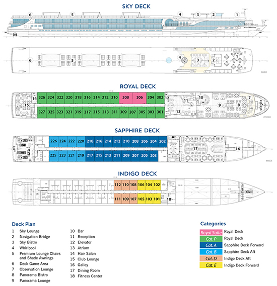Avalon Imagery II Deck Plans