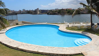 Cuba gay tour villa pool