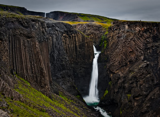 Iceland gay cruise - Hengifoss Waterfall