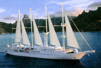 Gay Only Tahiti Cruise Sailing on Wind Spirit
