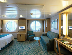 Independence of the Seas Family Oceanview Stateroom