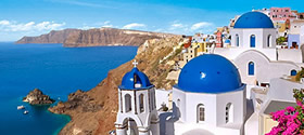Mediterranean gay cruise destination - Santorini, Greece