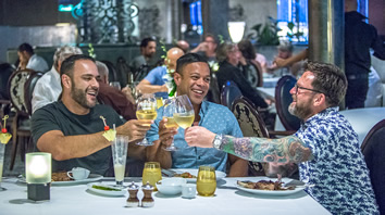 Tahiti gay cruise dining