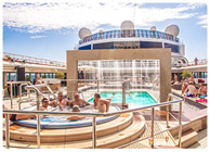 Eurodam Mediterranean gay cruise pool