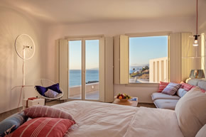 Mykonos gay friendly Hotel Boheme - Deluxe Sea View Suite