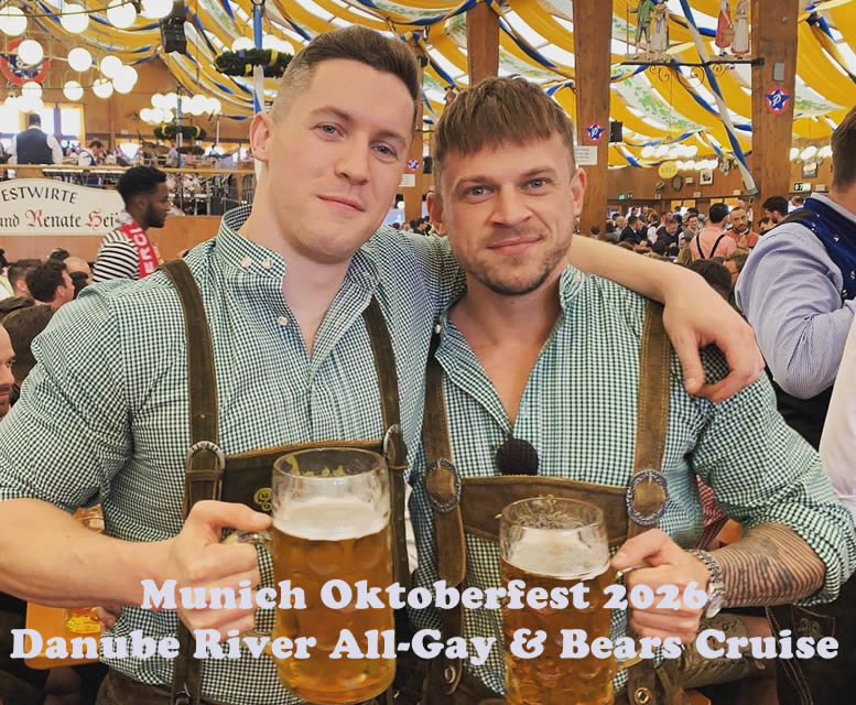 Munich Oktoberfest 2026 Danube River All-Gay Cruise