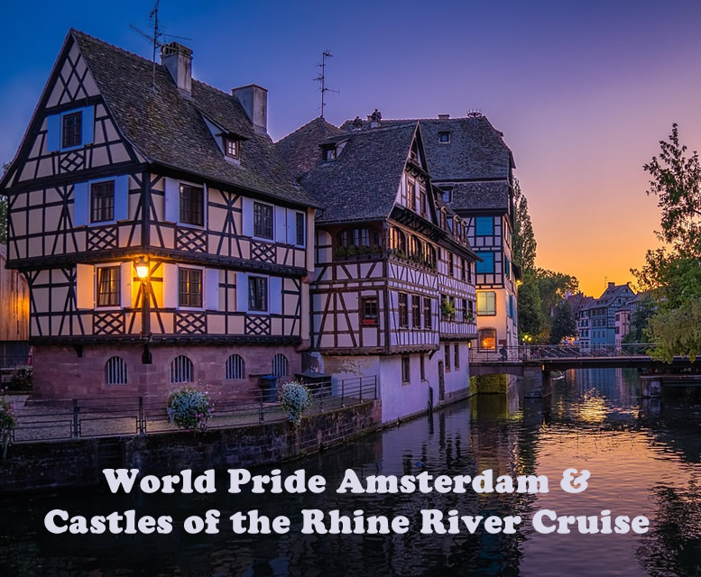 World Pride Amsterdam & Castles of the Rhine River All-Gay Cruise 2026