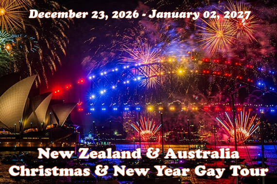 New Zealand & Australia Christmas & New Year Gay Tour