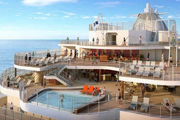 Discovery Princess Wakeview pool