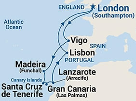 Canary Islands gay bears cruise map