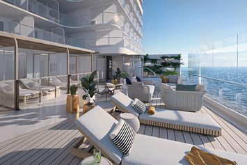 Sun Princess Cabana deck