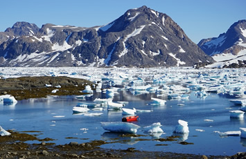 Greenland icebergs