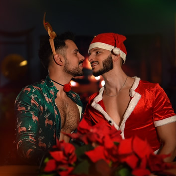 Gay Christmas holiday