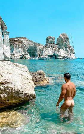 Greek Isles nude gay cruise