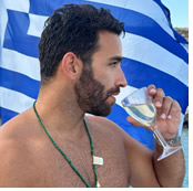 Santorini gay sailing cruise