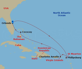 Wonder Caribbean gay bears cruise map