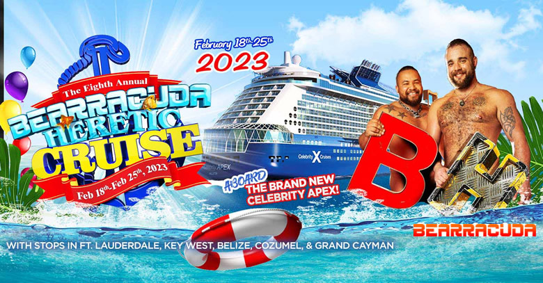 Bearracuda Heretic Gay Cruise 2023
