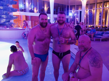 Bears on Deck gay cruise pool party
