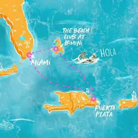 Virgin Big Gay cruise map
