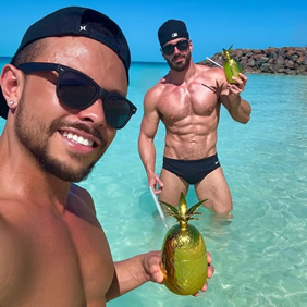 Gay Bahamas beach
