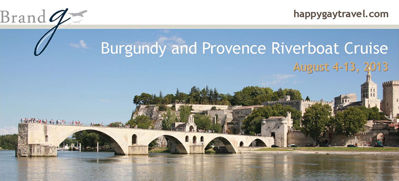 All-Gay Gay Burgundy & Provence Riverboat Cruise 2013