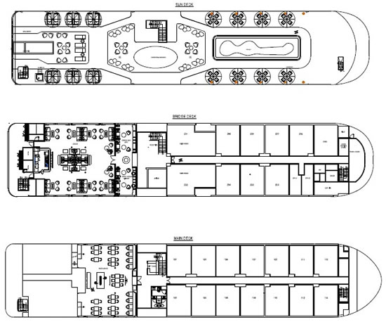 Mekong Symphony deck plans