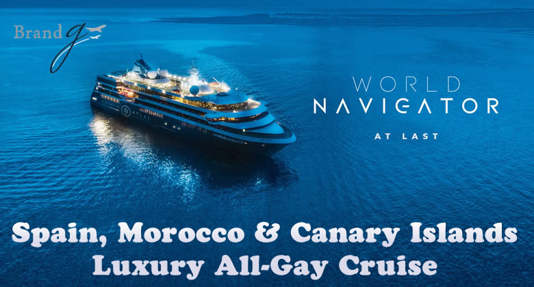 Spain, Morocco & Canary Islands Luxury Gay Cruise 2023