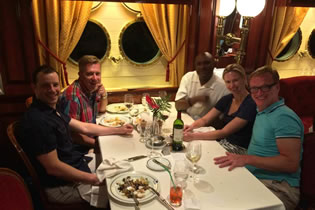 Royal Clipper gay cruise dining