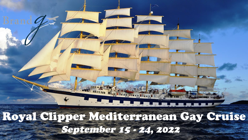 Royal Clipper Mediterranean Gay Cruise 2022