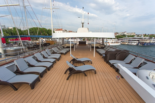 Adriatic Sun - Croatia gay cruise ship sun deck