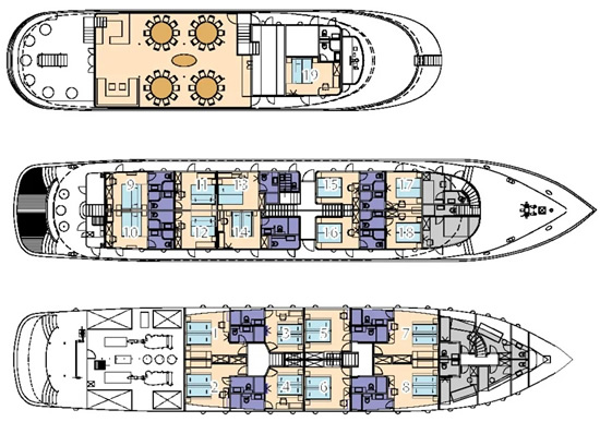 Adriatic Sky Deck Plans