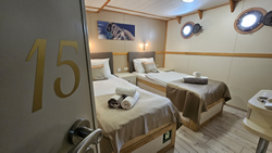 Adriatic Pearl Lower deck stateroom