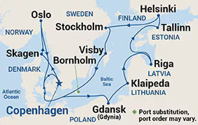 Baltic gay daddy cruise map