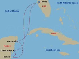 Caribbean gay singles cruise map