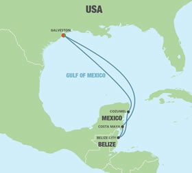 Caribbean gay singles cruise map