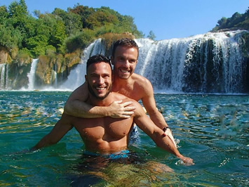 Croatia Krka Waterfalls gay tour