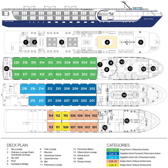 Avalon Alegria deck plan