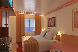 Carnival Horizon Interior Stateroom with Picture Window