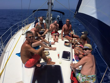 Gay Greece sailing cruise