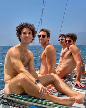 French Riviera nude gay sailing cruise