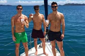 Caribbean islands gay sailing cruise