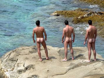 Naked gay Greece holidays