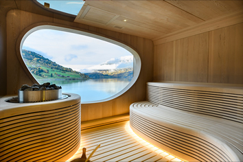 Le Boreal ship sauna